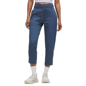 Lululemon Pants Womens 4 Blue Dance Studio Cropped Swift Coolmax Athletic W6CDQS